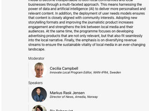 ‘AI is a mean, not a goal’ – Bonnier’s Pia Rehnquist on integrating AI into your local news strategy